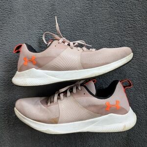 Under Armour Women's Pink and Orange Athletic Shoes